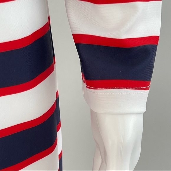 Glamourpuss NYC Red,Blue and White Stripes Dress size Small - Picture 9 of 15